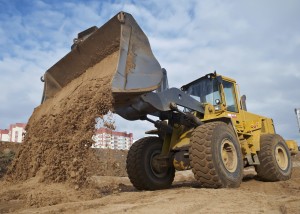 погрузка строительного песка в Нижнем Новгороде 